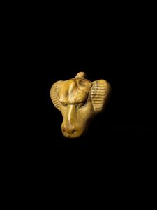Egyptian Agate Baboon Amulet: God Thoth Museum Replica - Image 1