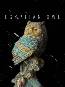 Egyptian Owl Sculpture: Ancient Art Replica - Image 1