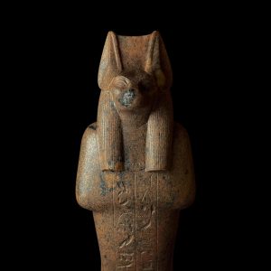 Stone Egyptian God Anubis Statue: Jackal God of Afterlife - Image 1