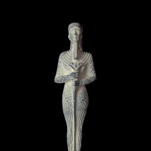 Handcrafted God Ptah Statue: Rose & Black Granite Replica - Image 1