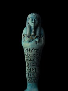 Hand Carved Stone Ushabti Statue: Egyptian Replica Artifact - Image 1