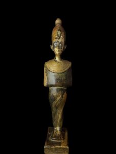 Egyptian King Tutankhamun Statue: Museum Sculpture - Image 1