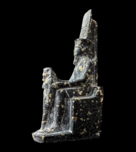 Egyptian God Amun Statue: Museum Replica - Image 1
