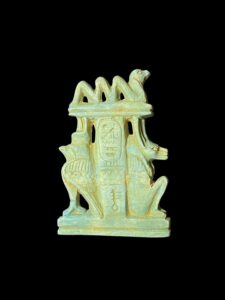 Amulet for God Anubis with Cobra Goddess and God Horus - Image 1