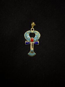 Brass Egyptian Ankh Cross Pendant: Key of Life - Image 1