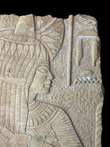 Vintage Egyptian Relief: Beloved Girl of God Ptah, Saqqara Temple - Image 1