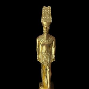 Egyptian God Amun Statue: Museum Replica, Creator God - Image 1