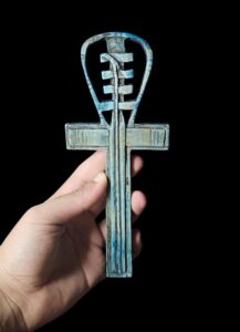 Hand-Crafted Ankh Cross: Key of Life Symbol - Image 1