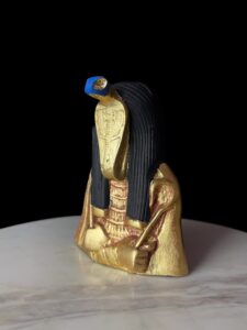 Ancient Egyptian Replica Artifact for Cobra Goddess ,Spiritual Protection Statue, Goddess Meretseger figurine. - Image 1