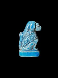 Egyptian Baboon Stone Statue: Museum Replica, Symbol of Thoth - Image 1