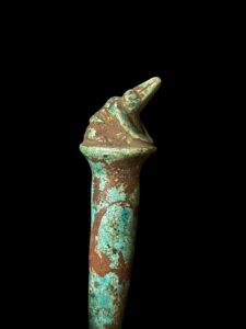 Jasper Goddess Heqet Statue: Ancient Egyptian Fertility Deity - Image 1