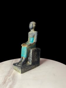 Museum Imhotep Statue - Ancient Egyptian Engineer Imhotep - the builder of Djoser's unprecedented step pyramid complex - Image 1