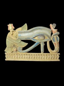 Egyptian Eye of Horus Stone Wall Hanging - Image 1