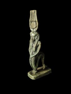 Hathor Cobra Goddess Statue: Egyptian Protection Amulet - Image 1