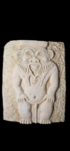 Hand-Carved God Bes Statue: Authentic Egyptian Art Home Decor - Image 1
