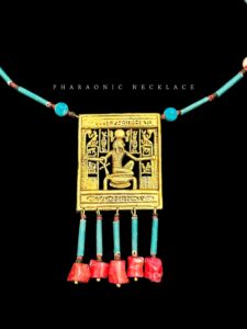 Rare Pharaonic Necklace: Ancient Egyptian Figures - Image 1