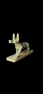 Handcrafted Stone Anubis Statue: Egyptian God Sculpture - Image 1