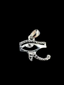 Sterling Silver Eye of Horus Pendant: Ancient Egyptian Amulet - Image 1