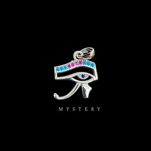 Sterling Silver Eye of Horus Pendant: Ancient Egyptian Amulet - Image 1
