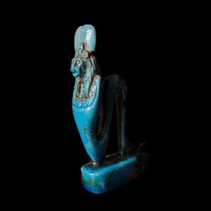 Egyptian Sekhmet Statue: Lion Goddess with Cobra Body - Image 1