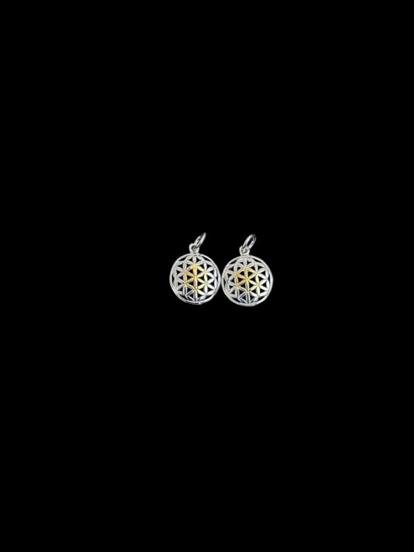 Handcrafted Flower of Life Pendant: Egyptian Spiritual Jewelry