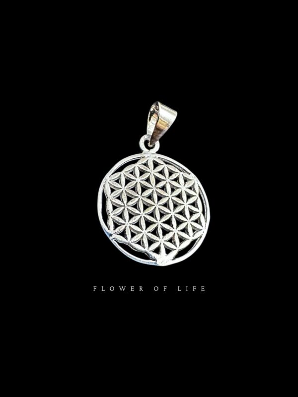 Handcrafted Flower of Life Pendant: Egyptian Spiritual Jewelry