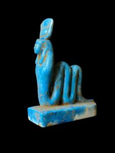 Manifest Handmade Goddess Hathor Statuette , Statue for the Egyptian Goddess Venus - Image 1