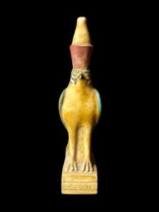 Egyptian God Horus Statue: Stone Falcon Art - Image 1