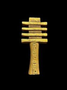 Egyptian Djed Amulet: Replica Artifact Statue - Image 1