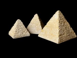 Stone Pyramids of Giza Replica: Egyptian Decor - Image 1