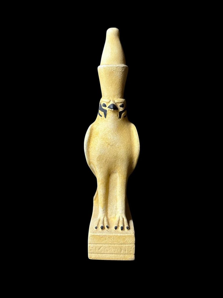 Egyptian God Horus Statue: Falcon God of the Sky, Stone Art