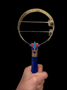 Egyptian Sistrum: Ancient Musical Instrument, Museum Collection Replica - Image 1