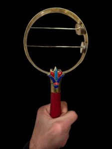 Egyptian Sistrum: Ancient Musical Instrument with Ankh Cross - Image 1