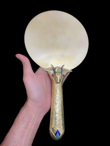 Goddess Hathor Mirror: Ancient Egyptian Religious Artifact - Image 1