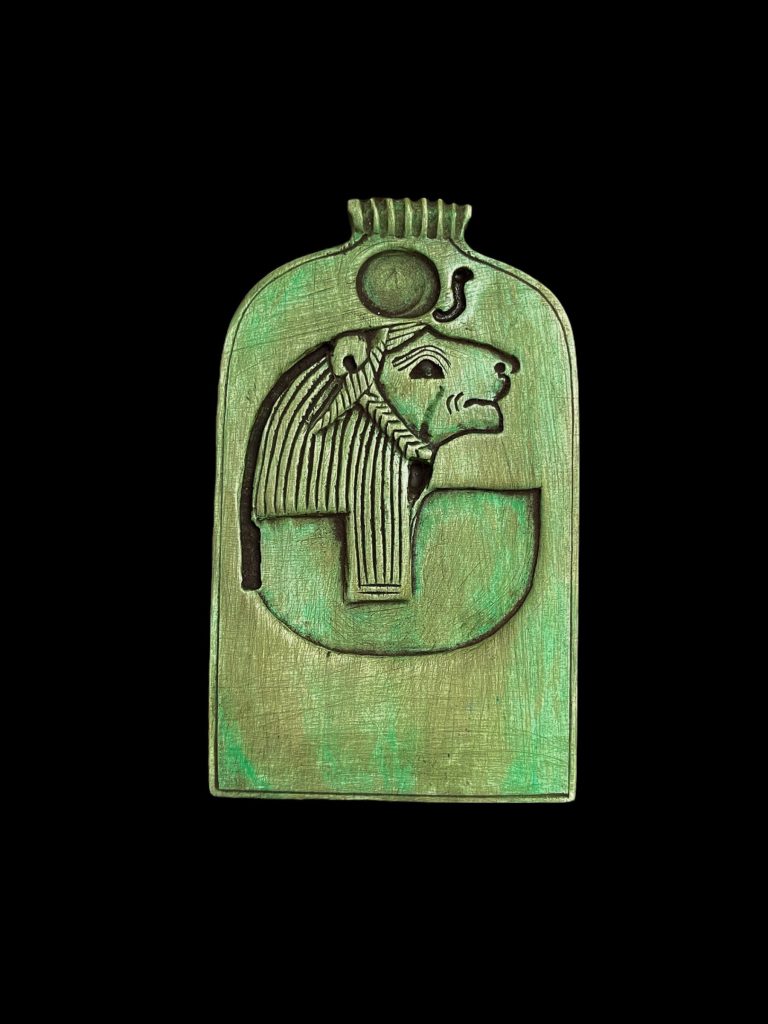 Lioness Goddess Tefnut carved made in Egypt