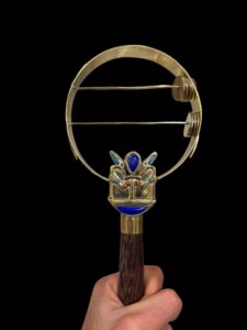 Egyptian Sistrum: Ankh & Osiris Scepter - Made in Egypt - Image 1