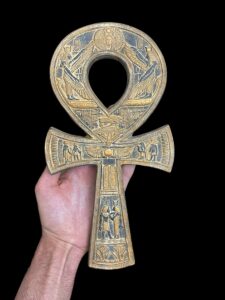 Hand-Crafted Ankh Cross: Key of Life Symbol - Image 1
