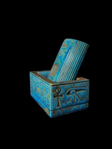 Egyptian Scarab Jewelry Box: Ancient Inscription, Pharaonic Decor - Image 2