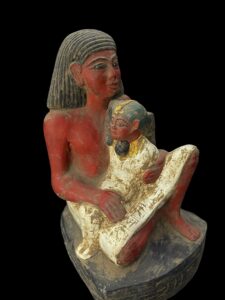 Basalt Egyptian God Horus Statue: High Priest Art Decor - Image 2