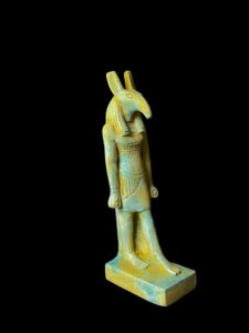 Handcrafted God Seth Statue: Authentic Egyptian Decor - Image 2