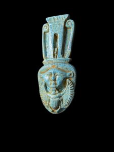 Goddess Hathor with Scarab beetle symbol for protection and Luck - Image 2