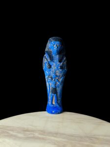 Egyptian vintage Ushabti, Shabti with God Anubis. Egyptian replica artifacts - Image 2