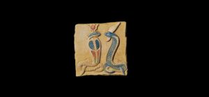Egyptian Cobra Goddess Stone Relief: Ancient Home Decor Art - Image 2