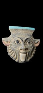 Hand Carved God Bes Statue: Egyptian Art Home Decor - Image 2