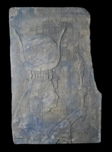 Ancient Egyptian Wall Reliefs featuring the famous Goddess Isis, winged Goddess Isis relief. - Image 2