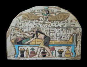 God Anubis mummified King Tutankhamun in the presence of Goddess Isis. - Image 2