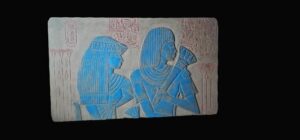 Ancient Egyptian Stone Relief: Pharaonic Mythology Wall Art - Image 2