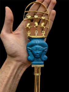 Goddess Hathor Sistrum: Ancient Egyptian Musical Instrument - Image 2