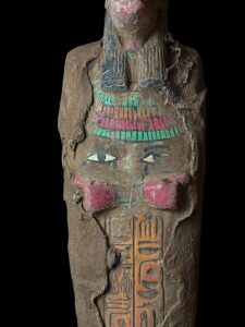 Egyptian God Sobek Statue: Crocodile God with Eye of Horus - Image 2