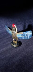 Egyptian Winged Scarab with God Anubis symbol - Image 2
